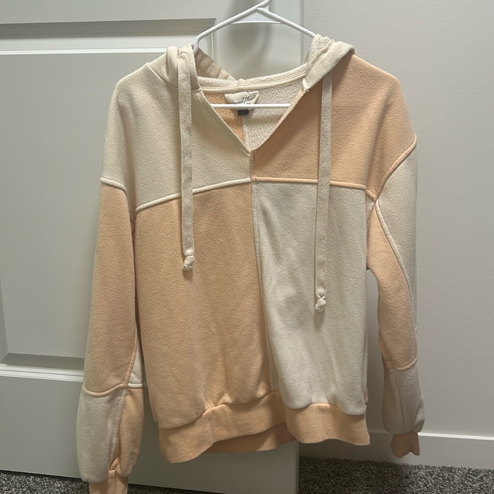 Multi-color peach hoodie